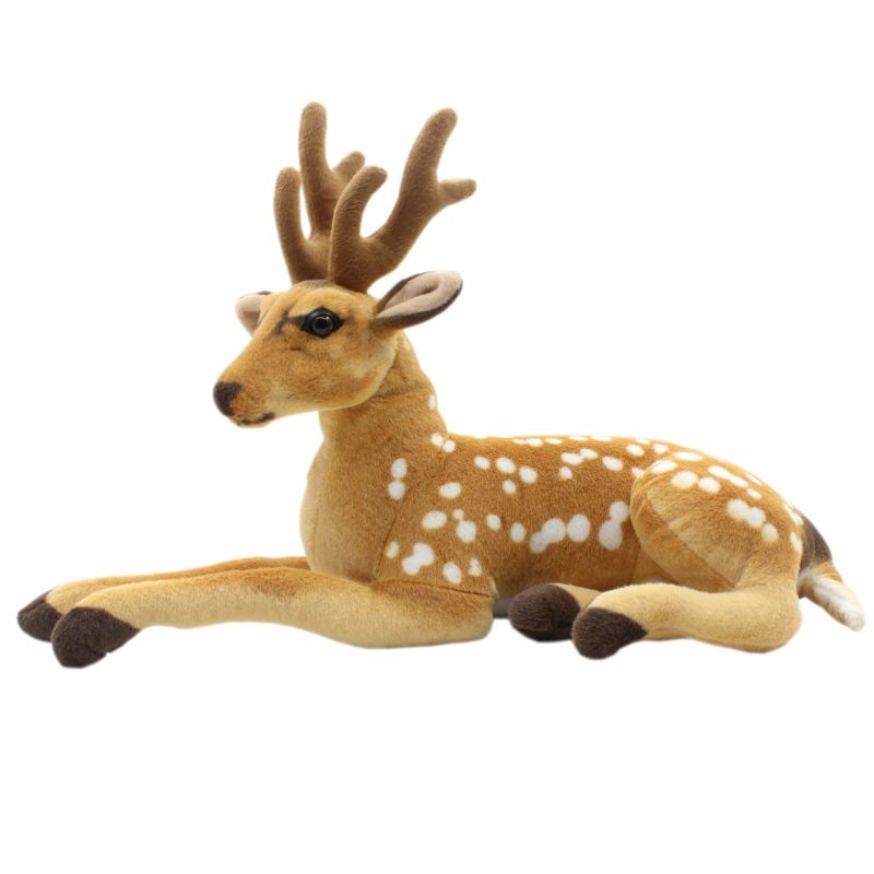 Beautiful Realistic Sika Deer Plush Stuffed Toy