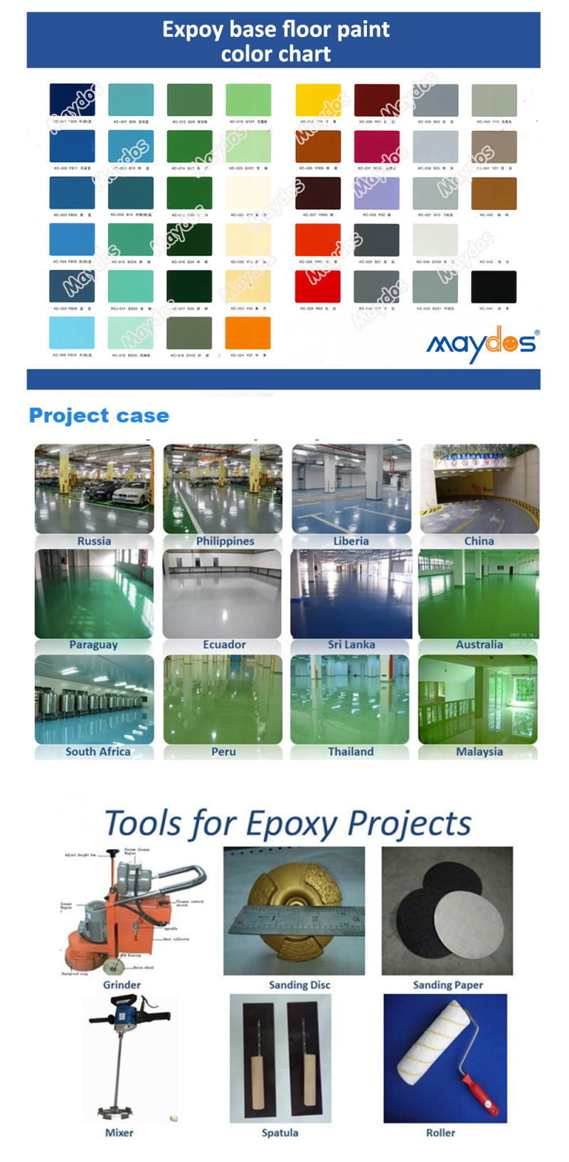 Epoxy Self-Leveling Epoxy Floor Paint Industrial Paint