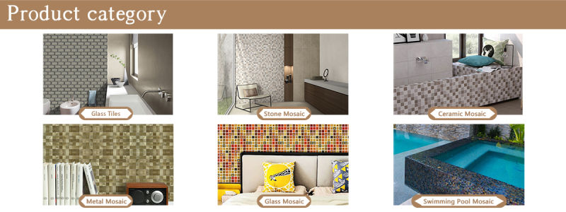 Glass Mosaic 25X25 Kitchen Bathroom Tiles Wall Sticker Mosaic