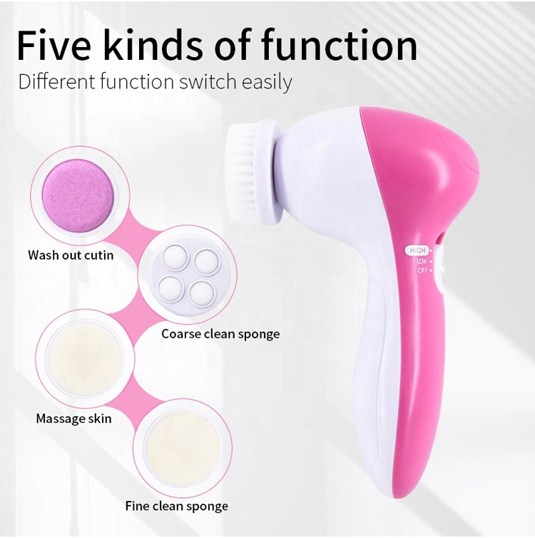 Soft Beauty Bath Facial Cleansing Brush Silicone Face Cleanser Brush