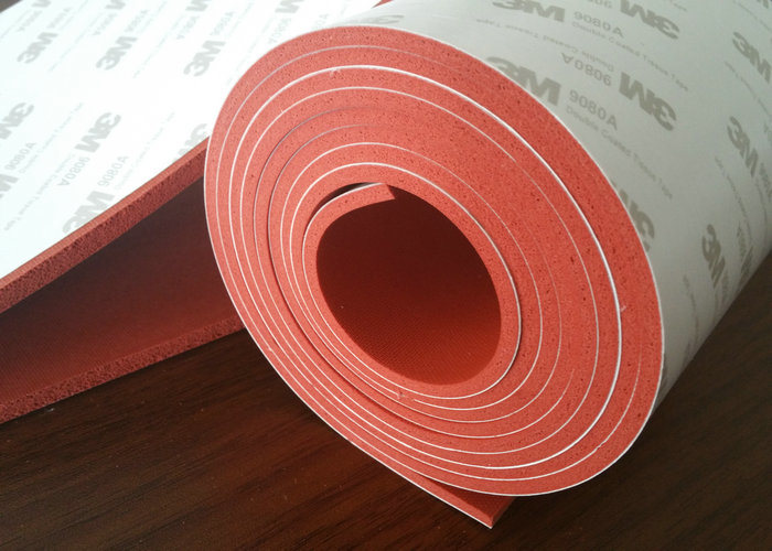 Red, Grey, White, Black Silicone Foam Rubber Sheet, Silicone Sponge Rubber Sheet