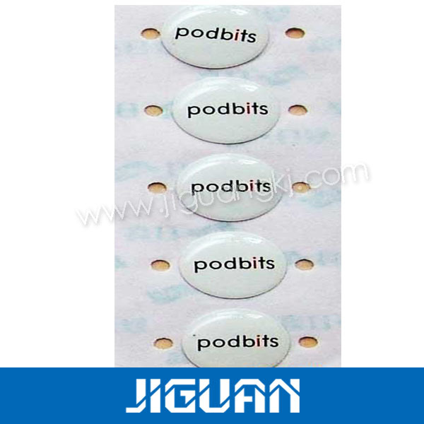 Free Sample Custom Adhesive Clear Epoxy 3D Floor Sticker