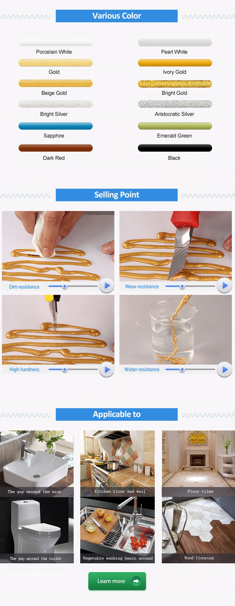 High Grade One Component Silicone Sealant Joint Caulk Sealing Glue Factory Direct Sale Silicone Sealant