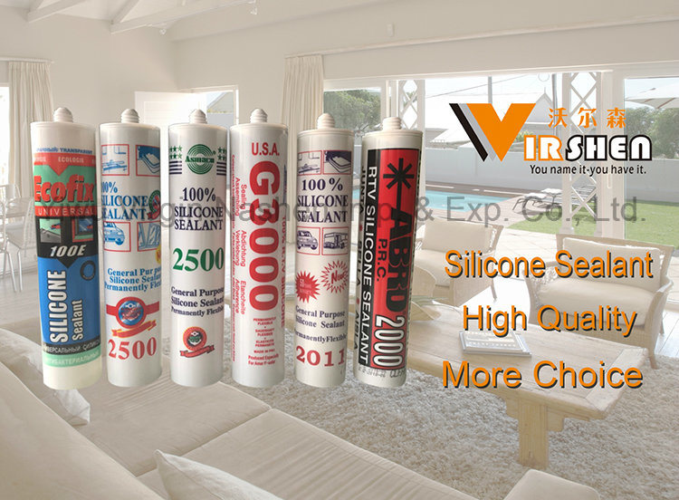 Factory Price Anti Fungal Adhesive Sealing Silicone Sealant for Glass