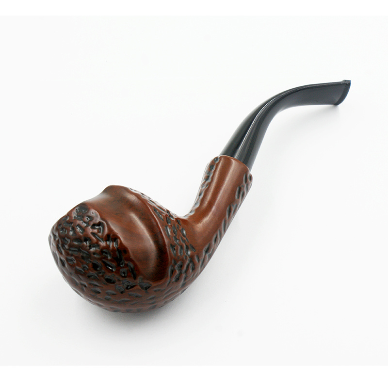 High Quality Wood Smoking Pipe with Resin Material