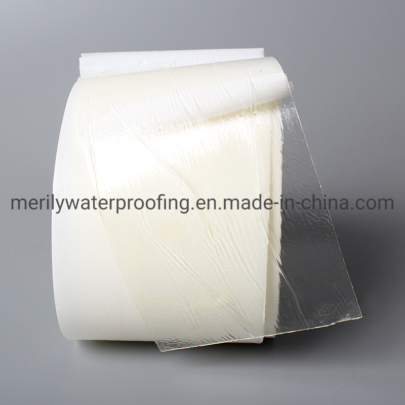 High Polymer Self Adhesive HDPE Waterproof Membrane with Adhesive Glue