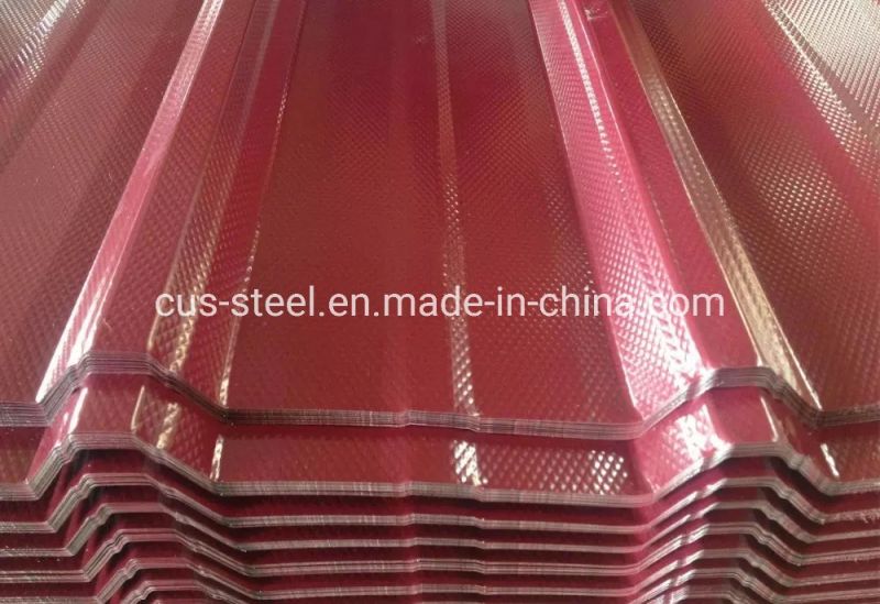 Corrugation Steel Step Roofing Sheet/Color Glazed Roofing Alu-Zinc Sheet