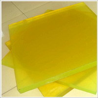 Polyurethane Sheet, PU Sheet, Polyurethane Roll, Polyurethane Sheeting, Plastic Sheet with Yellow Color