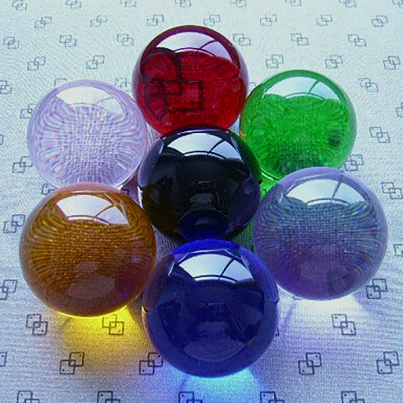 Decorative Crystal Transparent Flat Glass Beads for Aquariums