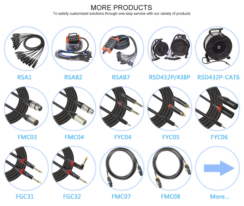 Flexible Electrical 8 Core PVC Insulation Speaker Control Cable Wire