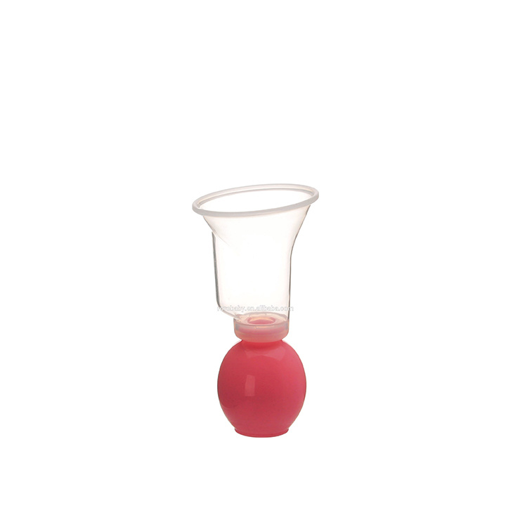 Good Selling Factory Red Breast Milk Saver Silicone Breast Pump