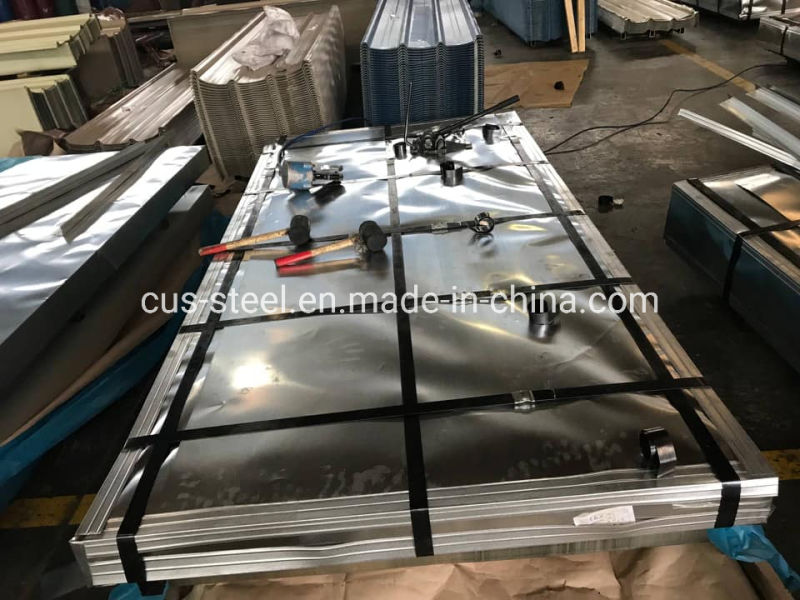 Corrugation Steel Step Roofing Sheet/Color Glazed Roofing Alu-Zinc Sheet