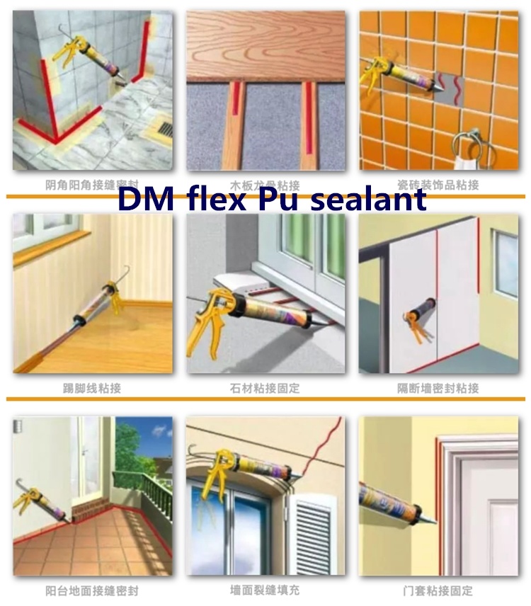 Universal Polyurethane Adhesive PU Sika Sealant 263 for Construction