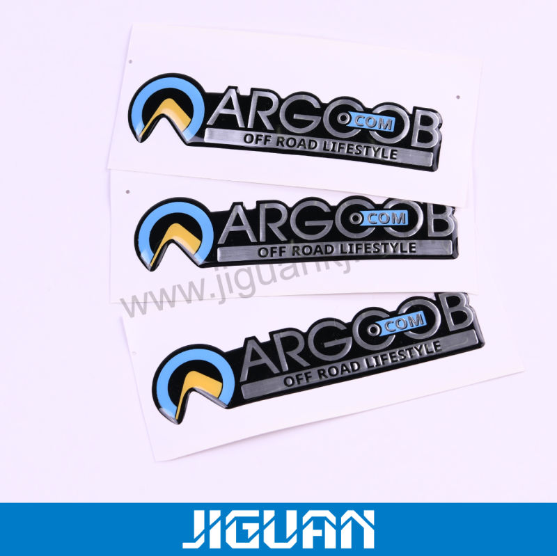 Custom Printing Adhesive Crystal Clear 3D Decal Epoxy Sticker