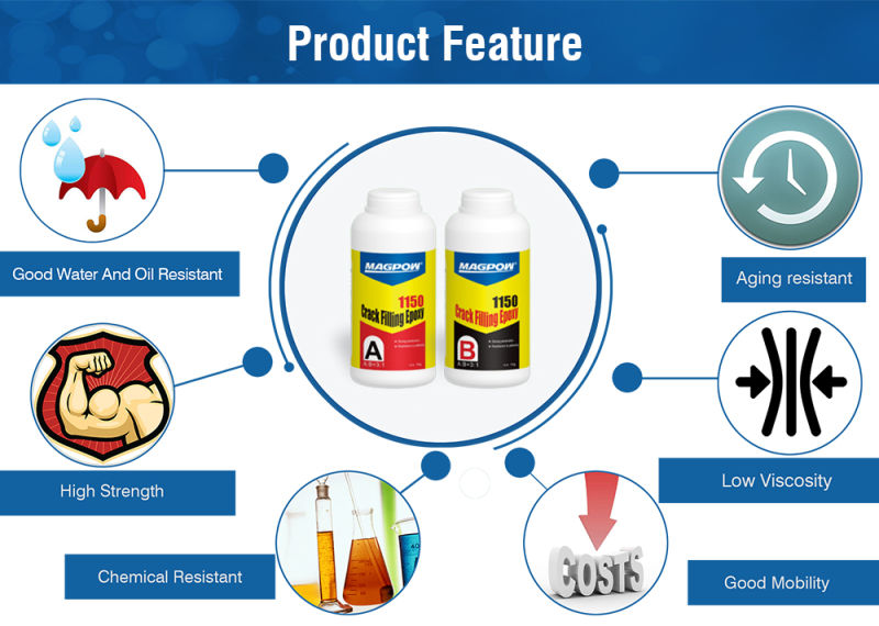 Stone Pin Holes Repairing Crystal Epoxy Resin Glue