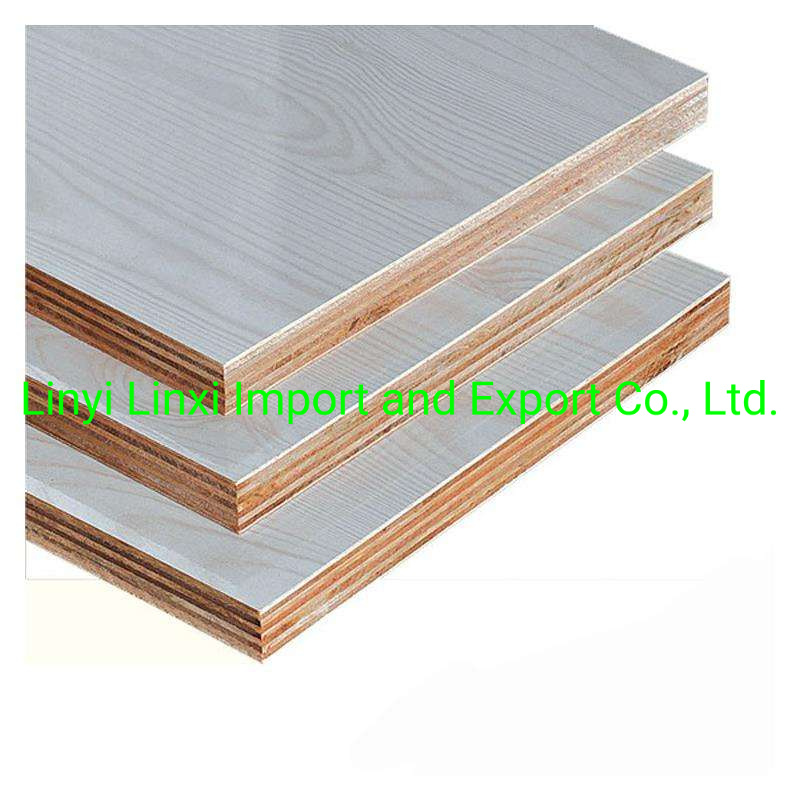 Furniture Grade Melamine Laminated /Natural Veneer Plywood with E0/E1 Glue