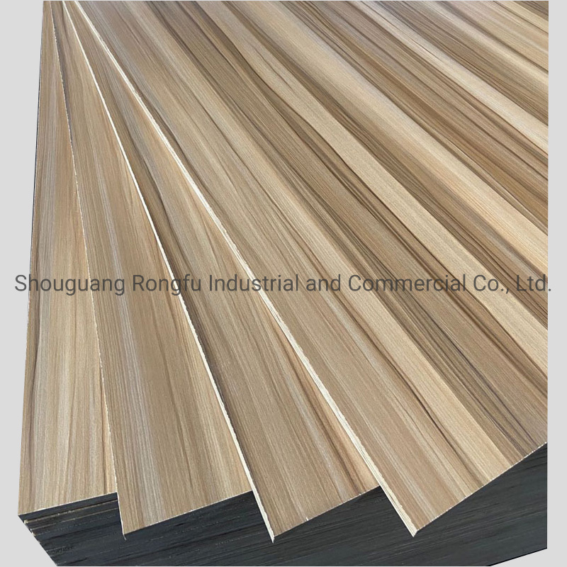 Marine Glue Natural Veneer/Melamine Laminated Plywood for Furniture