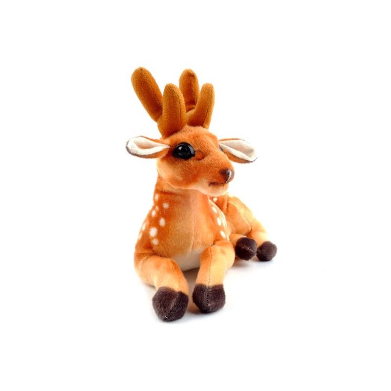 Sika Deer Plush Simulation Deer Christmas Decorations