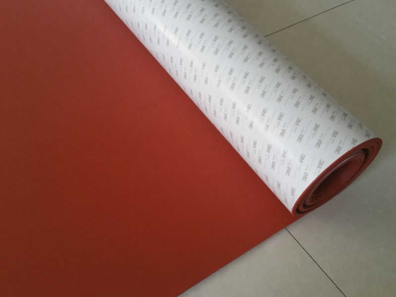 Red, Grey, White, Black Silicone Foam Rubber Sheet, Silicone Sponge Rubber Sheet