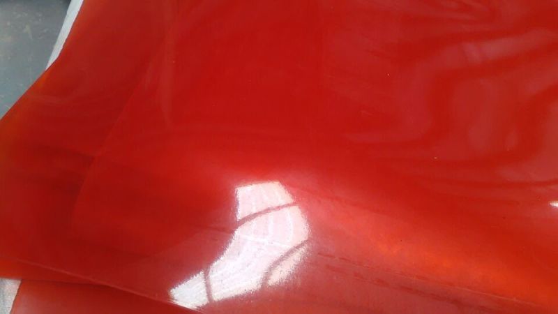 Red Polyurethane Sheet, PU Sheet, PU Sheeting, Polyurethane Sheeting with 100% Polyether