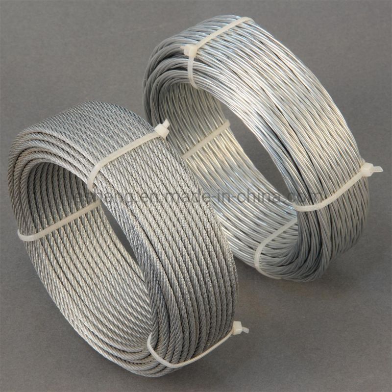 Black Strand Wire/Galvanized Strand Wire/Stainless Steel Strand Wire