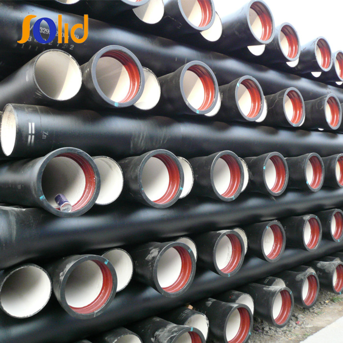 Galvanized Cement Lined Epoxy Coated ISO2531 Ductile Iron Pipe