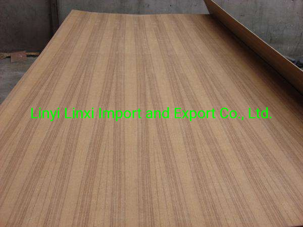 1220*2440mm E1 Glue Natural Red Oak Facny Plywood for Decoration