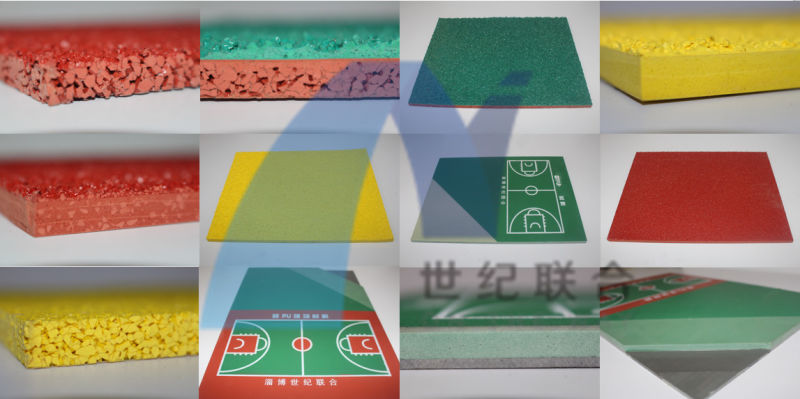 Popular Colourful Polyurethane PU Binder Adhesive Raw Material for Running Track