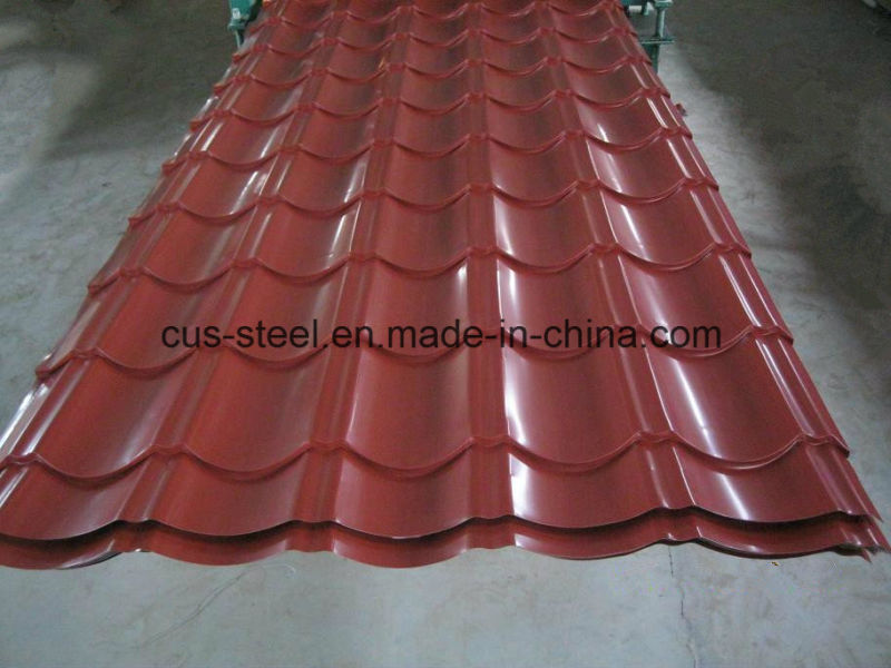 Corrugation Steel Step Roofing Sheet/Color Glazed Roofing Alu-Zinc Sheet