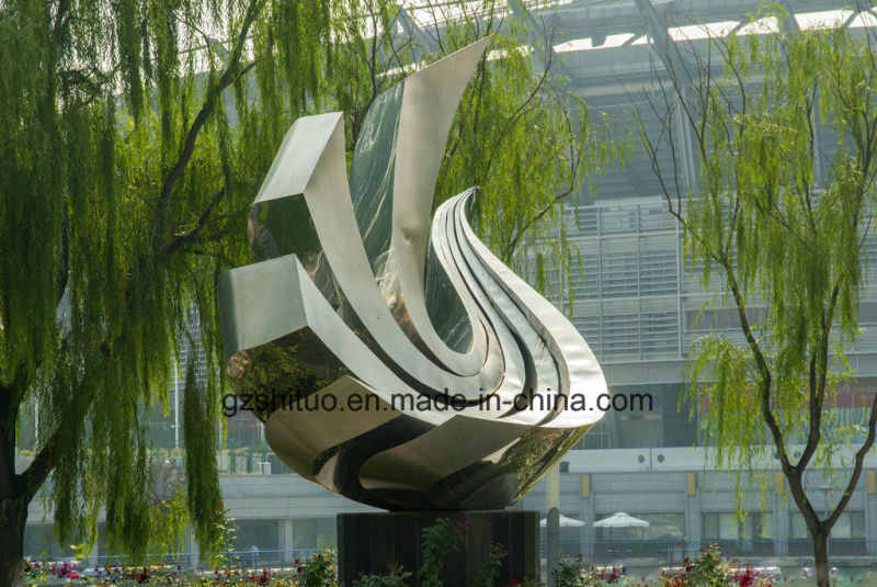 Stainless Steel Abstract Sculpture Handicraft, Applicable Indoor and Outdoor Decoration