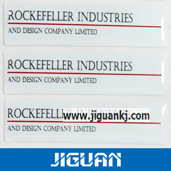 Durable in Use Reliable Quality Cheap Price Custom Crystal Epoxy Sticker