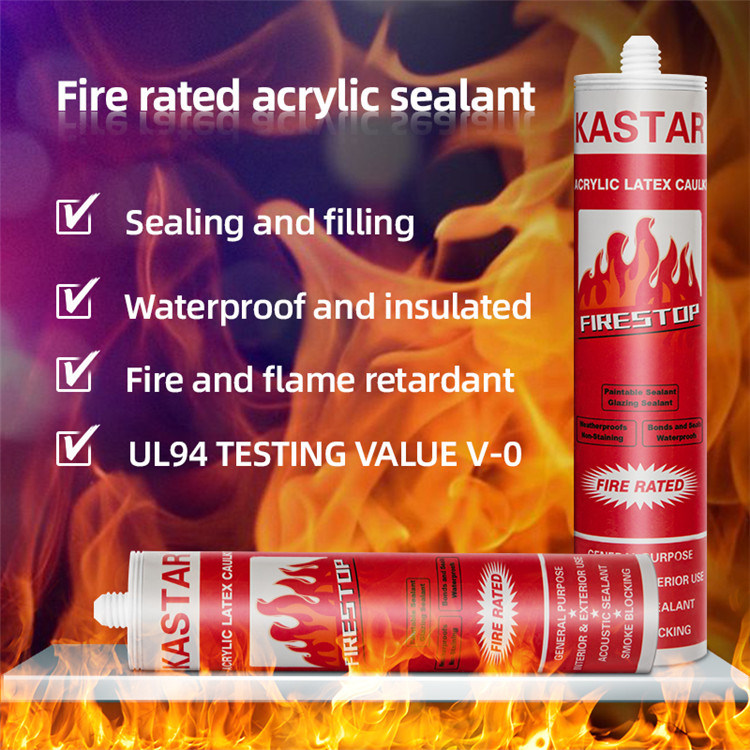 Firesil Sealant Waterbased Acrylic Sealant Fireproof Indoor Joints