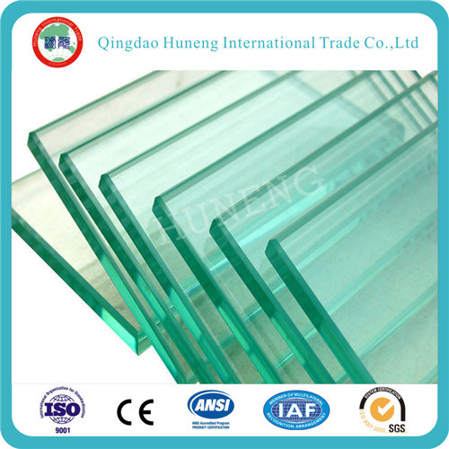 3-19mm Clear Curved Tempered Glass for Building