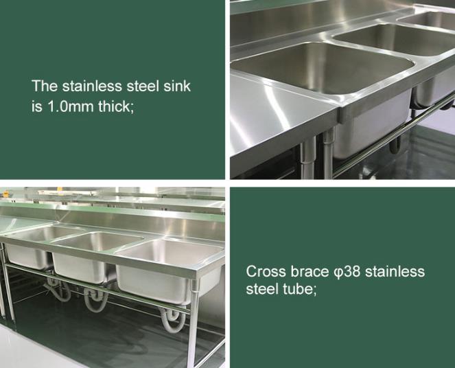 Strong Bearing Force Commercial Restaurant Deep Kitchen Sink/Bar Sink/Kitchen Sink Stainless Steel