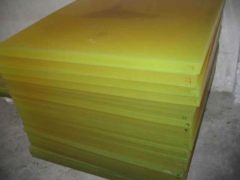 Polyurethane Sheet, PU Sheet, Polyurethane Roll, Polyurethane Sheeting, Plastic Sheet with Yellow Color