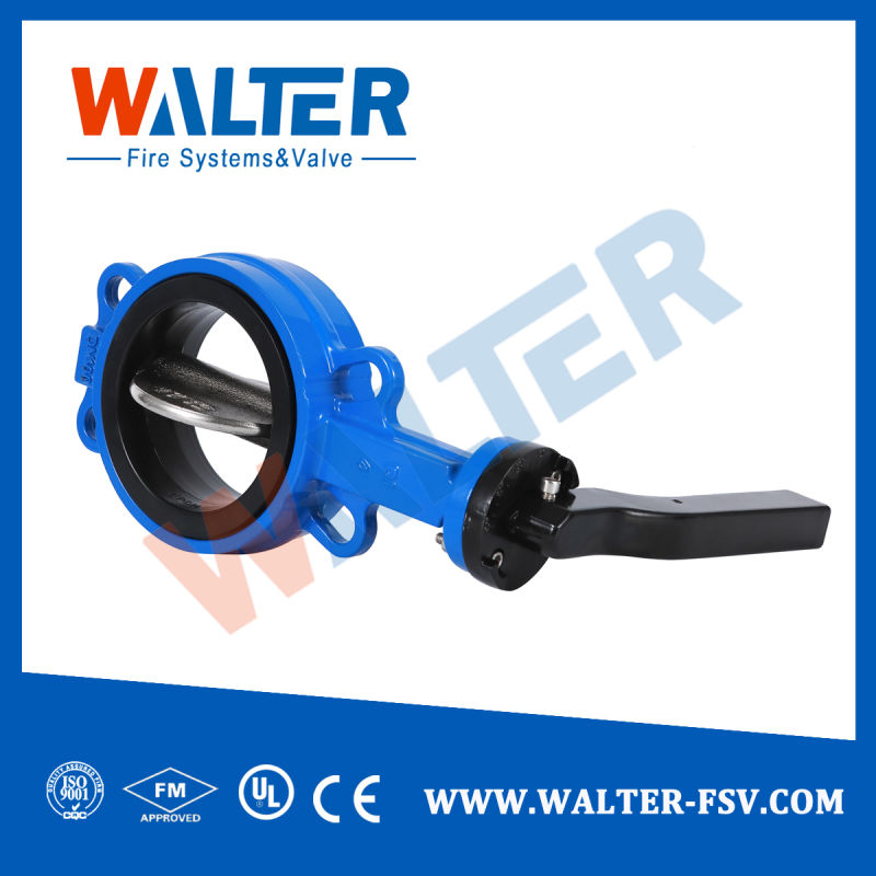 Ductile Iron with Epoxy Coating Wafer Butterfly Valve