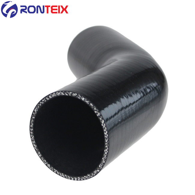 45 Degree Elbow Silicone Rubber Black Blue Red Radiator Hose