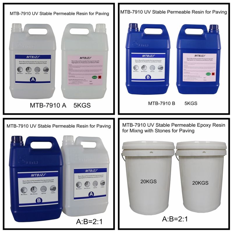 Epoxy Resin Ab Glue for Marble Mixing for Walkingways