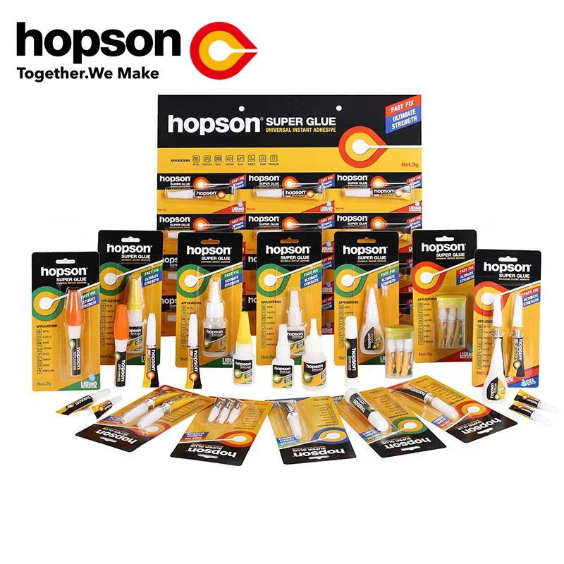 Hopson Factory Hcp-105 Flexible Adhesive Polyfix Instant Super Glue 505 with Pin Power Super Glue