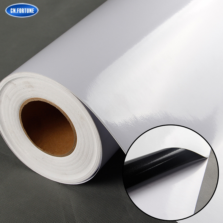 Inkjet Media Black Glue Self Adhesive Vinyl for Outdoor Advertising