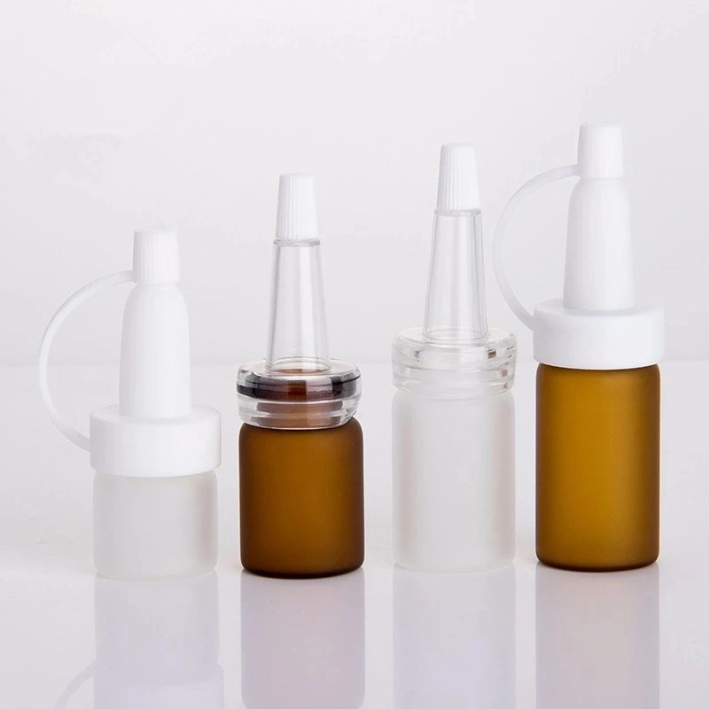 100*Black and White Glue Head Electrochemical Aluminum Gold Circleglass Dropper Essential Oil Bottle Caps