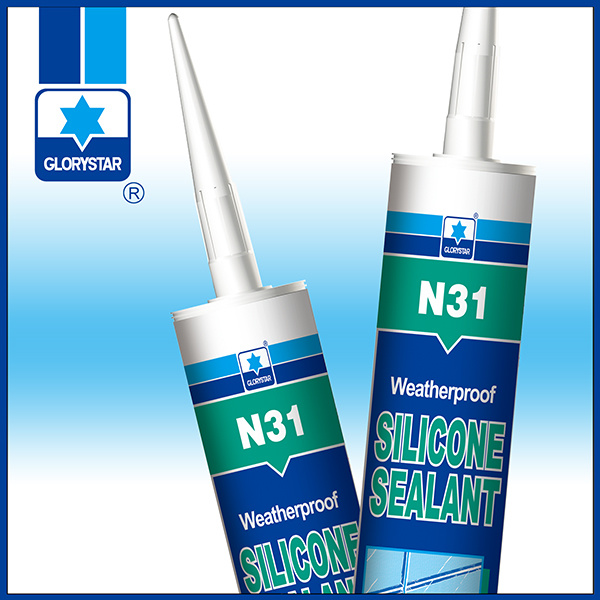 Clear Silicone Sealant Aluminum with Caulking Gun