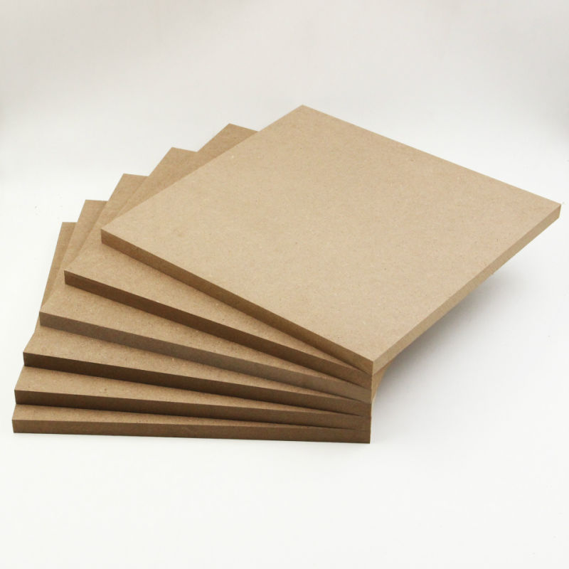 Best Quality Plain MDF Board 3mm 4mm 8mm 9mm 15mm E0 E1 Glue Raw MDF 18mm