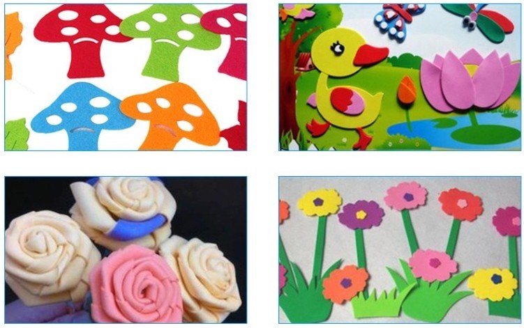 Custom Thick Colorful Handcraft EVA Craft Foam Paper Sheets