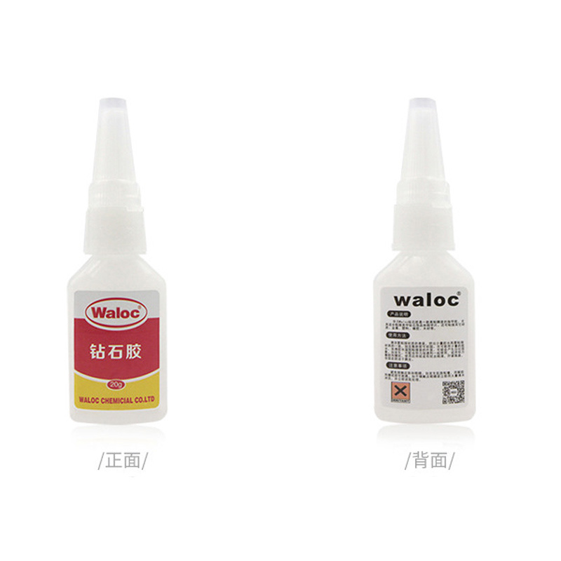 High Quality Extruded 20g Transparent Waloc Nail Art Diamond Glue