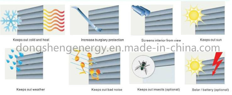 Roller Shutters with Foaming for Outdoor