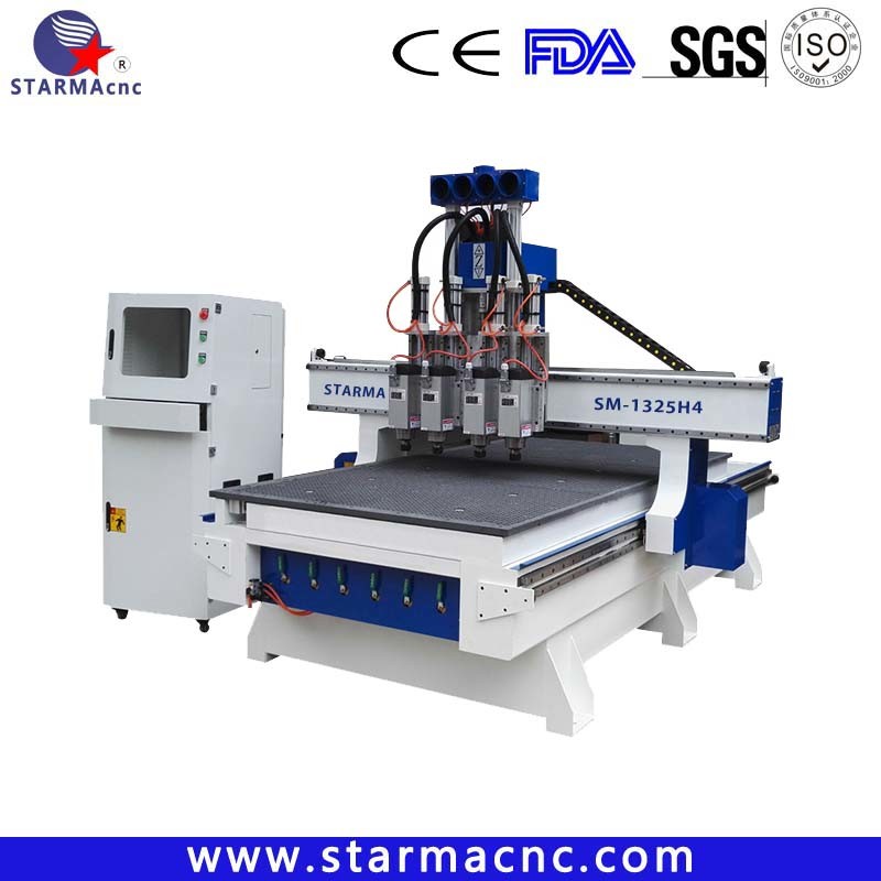 Hot Sale CE Standard Pneumatic 4X8 Atc Wood CNC Router Woodworking