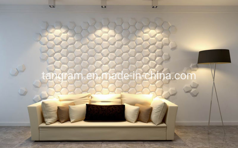 Adhesive Wall Sticker 3D Mosaic Wall Tiles Hexagon Wall Panel