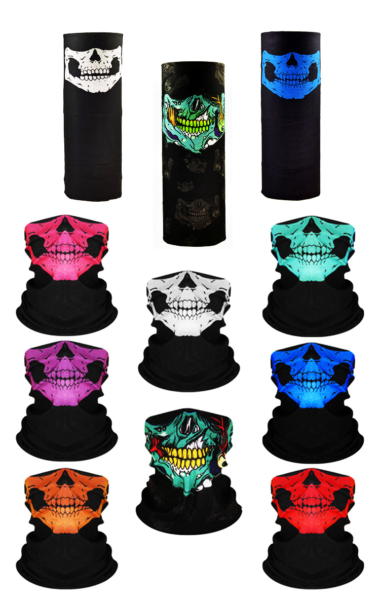 Custom Face Bandana Half Sun Dust Protection, Vivid 3D Tube Seamless Bandanas