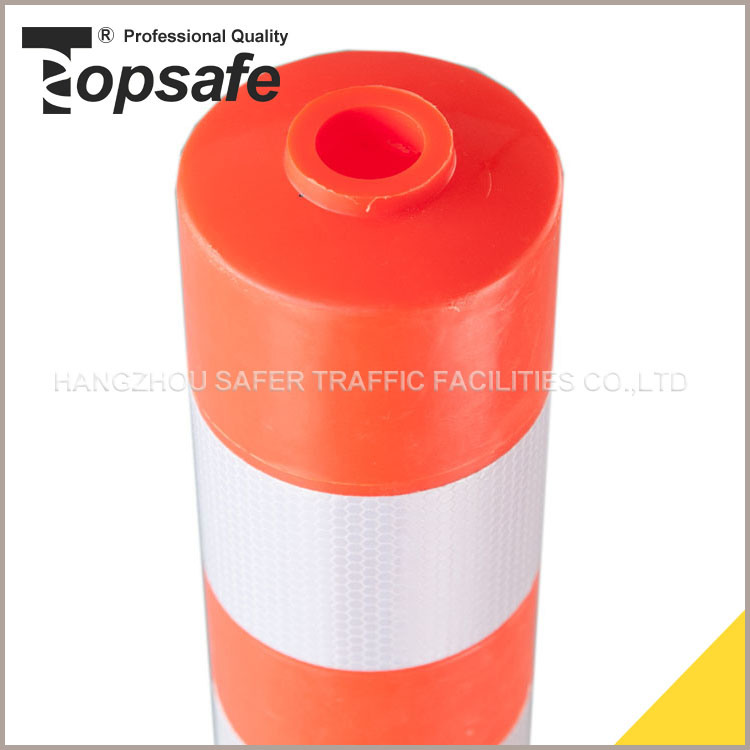 PU Plastic Traffic Warning Bollard